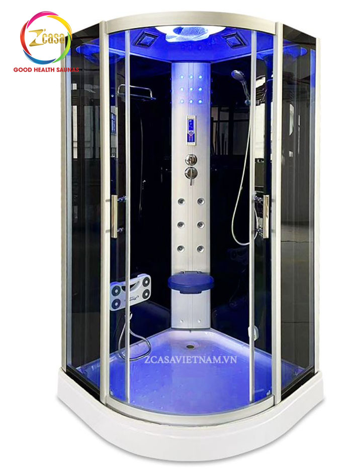 bồn tắm đứng có xông hơi zcasa om10